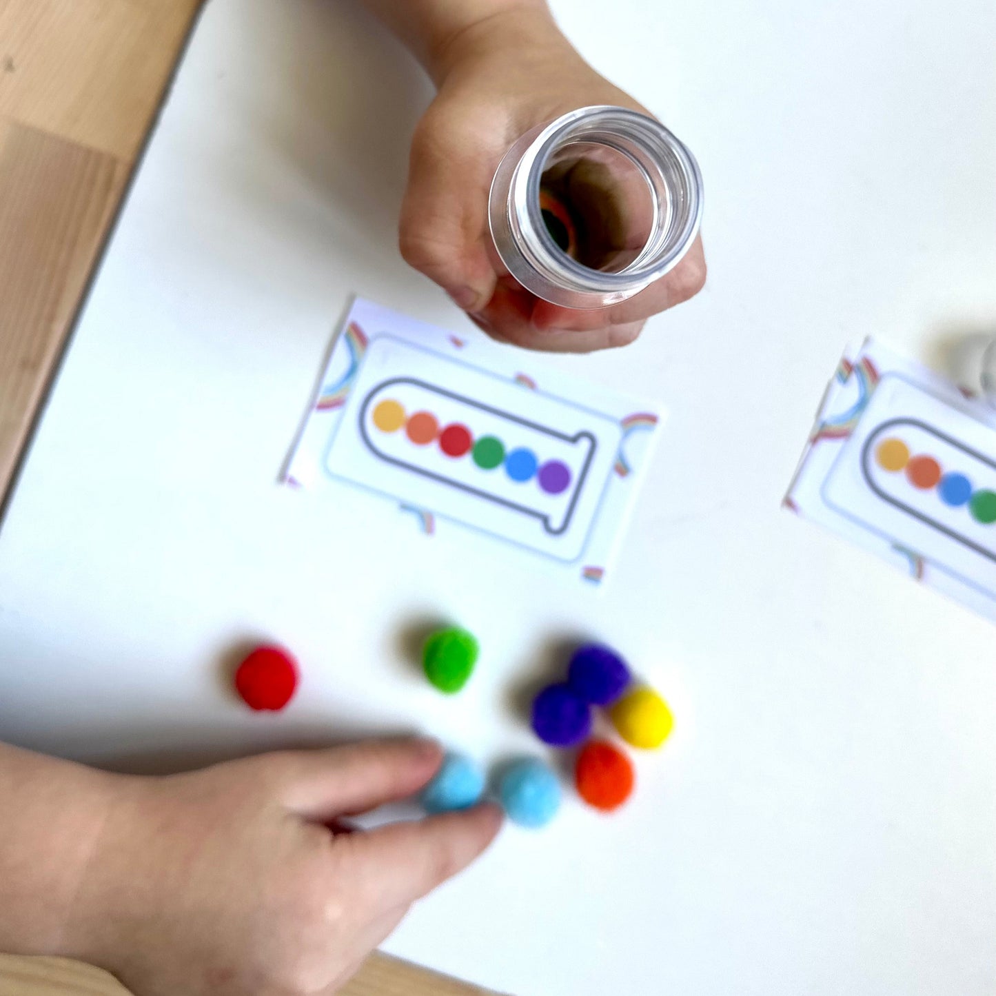 Busy Bag – Test Tube Pom Pom Match