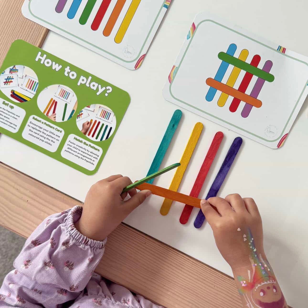 Busy Bag – Pop Stick Pattern Match