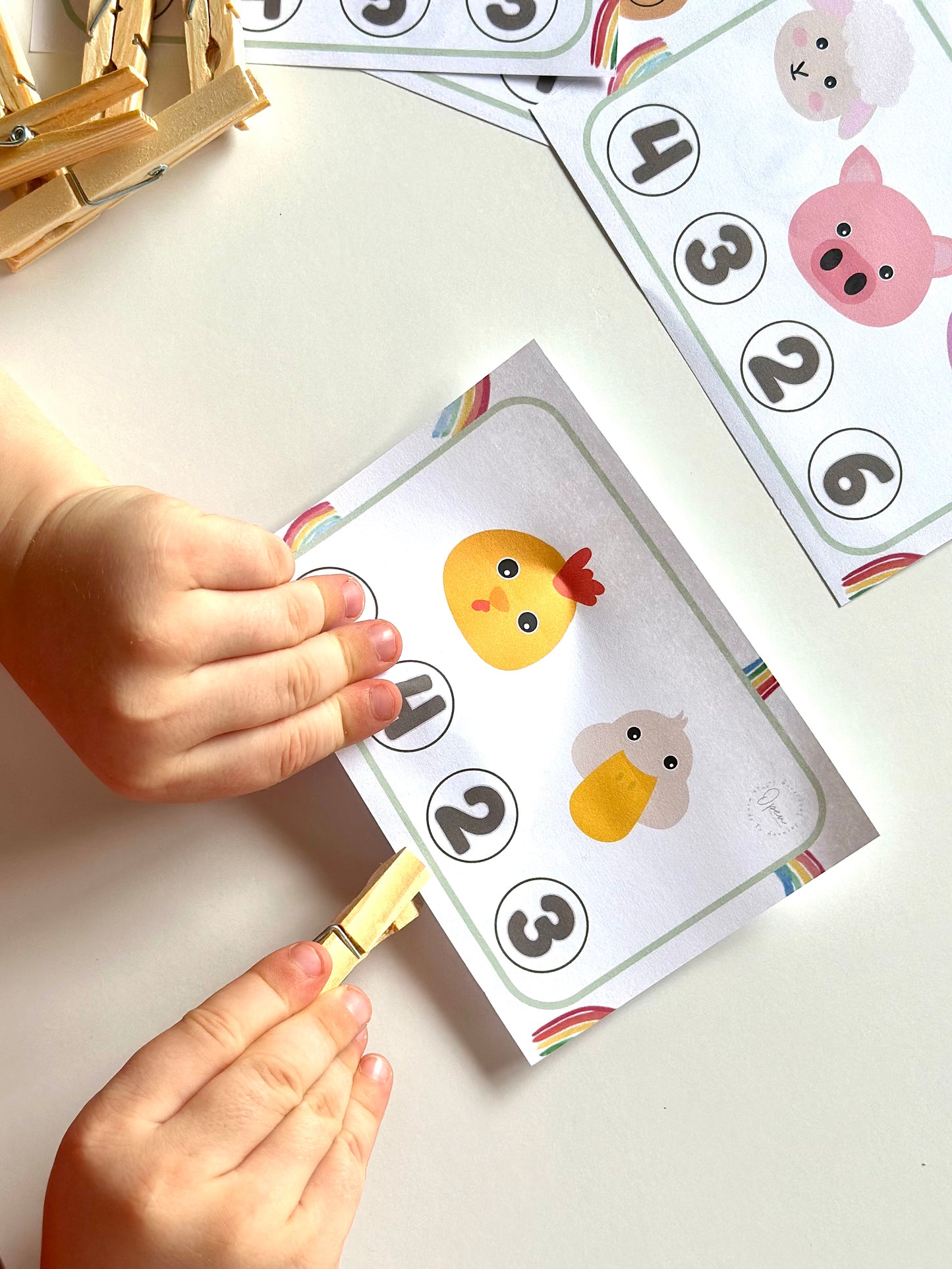 Busy Bag – Peg Number Match