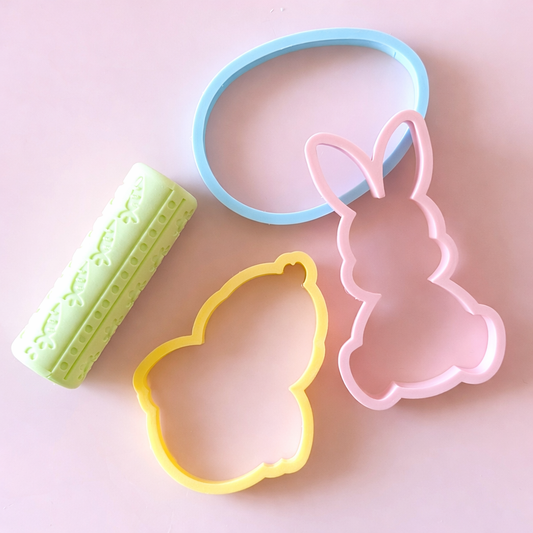 Easter Eco Cutter & Roller Set Exclusive Pastel-Coloured