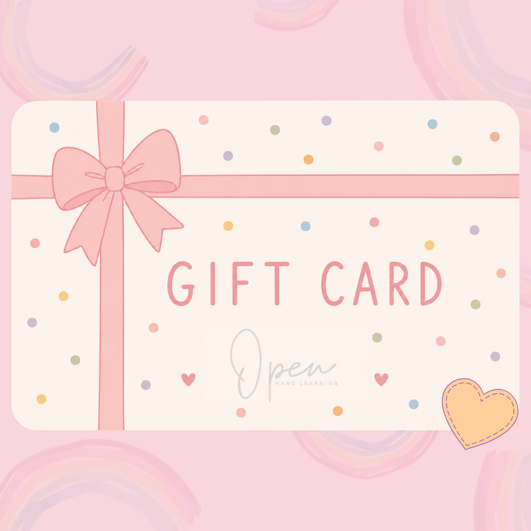 Open Hand Learning Digital Gift Card