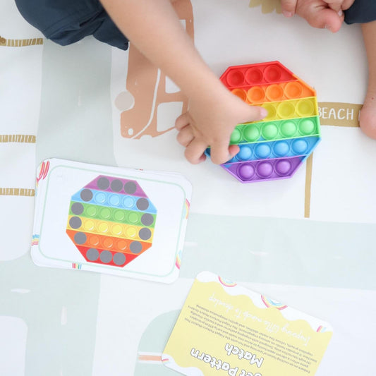 Busy Bag – Fidget Match - from Open Hand Learning - Busy Bag Toddler Activity