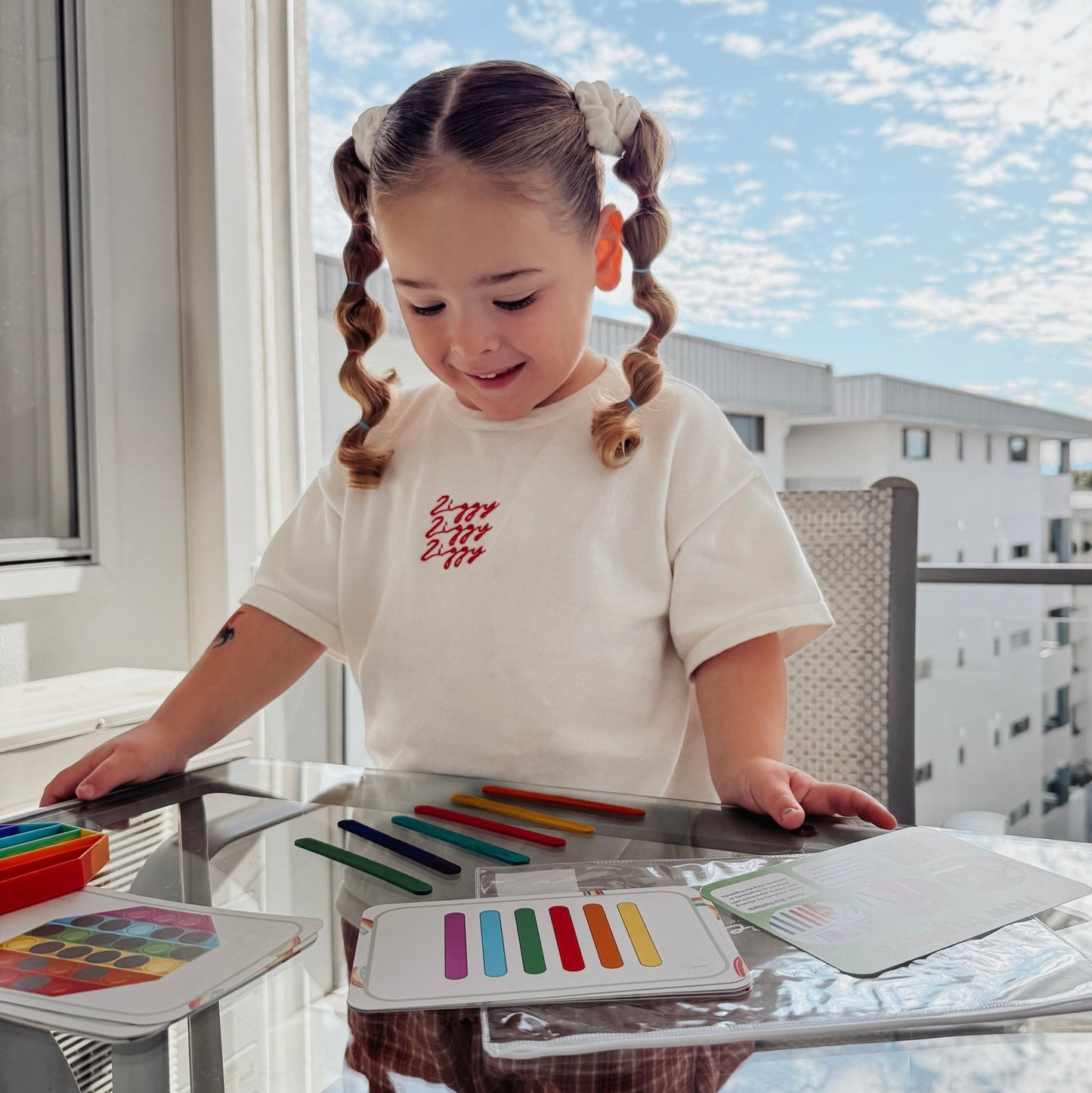 Busy Bag – Pop Stick Pattern Match - from Open Hand Learning - Busy Bag Toddler Activity