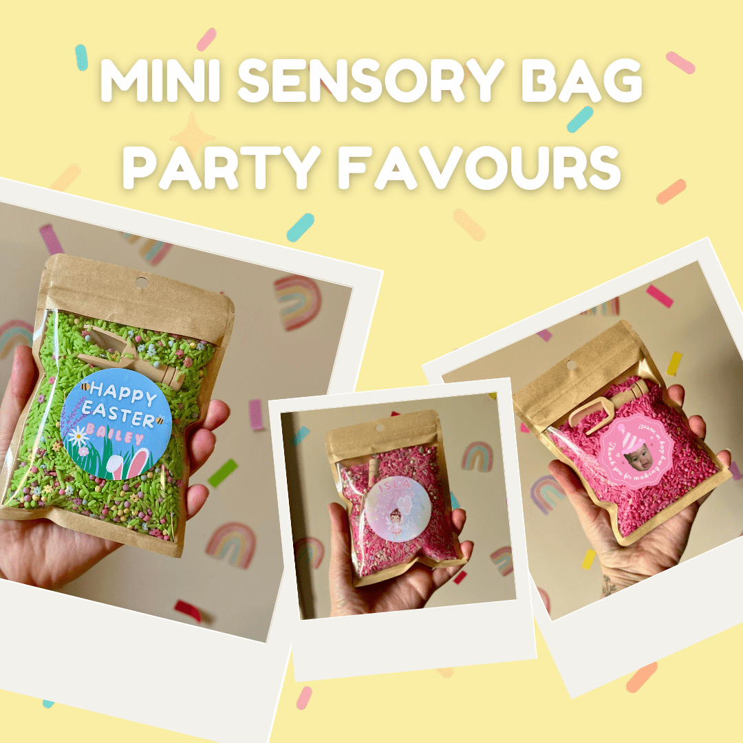 Mini Sensory Bags – Custom Party Favours (Pack of 8+) - from Open Hand Learning - Busy Bag Toddler Activity