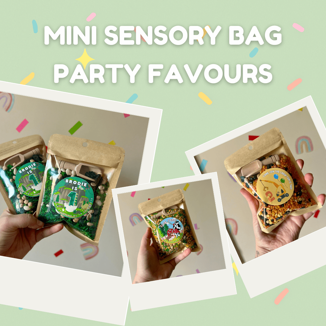 Mini Sensory Bags – Custom Party Favours (Pack of 8+) - from Open Hand Learning - Busy Bag Toddler Activity