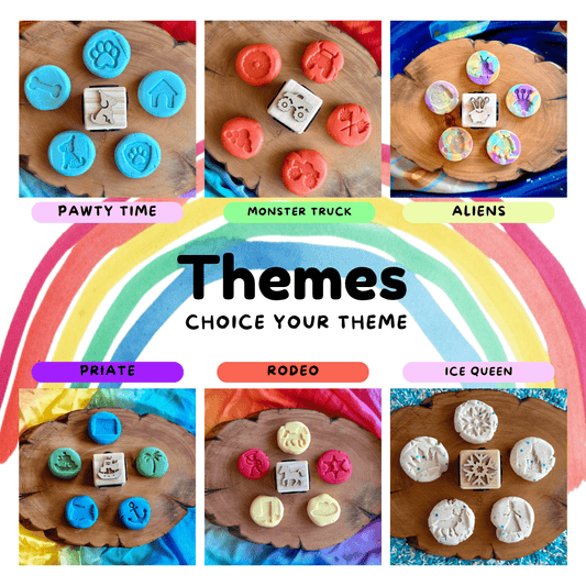 Toddler Play Dough Stamp – Choose Your Theme - from Open Hand Learning - Busy Bag Toddler Activity