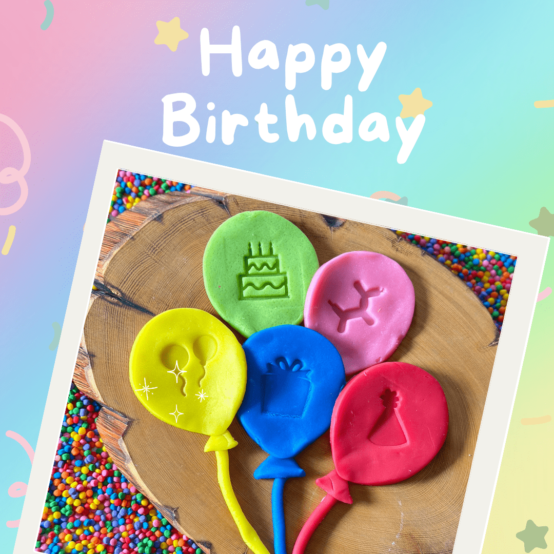 Toddler Play Dough Stamps – Custom Party Favours - from Open Hand Learning - Busy Bag Toddler Activity