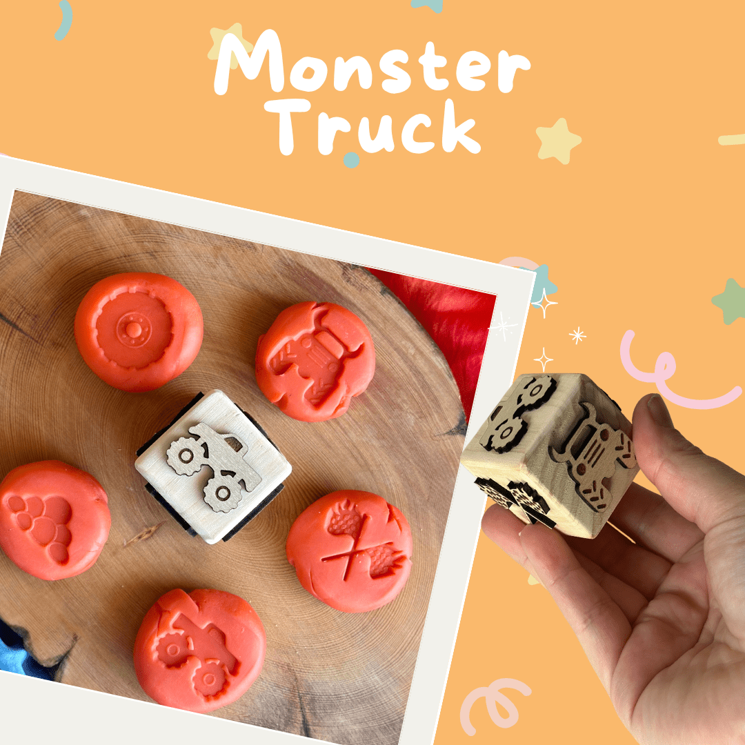 Toddler Play Dough Stamps – Custom Party Favours - from Open Hand Learning - Busy Bag Toddler Activity