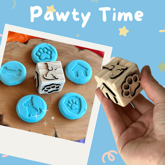 Toddler Play Dough Stamps – Custom Party Favours - from Open Hand Learning - Busy Bag Toddler Activity