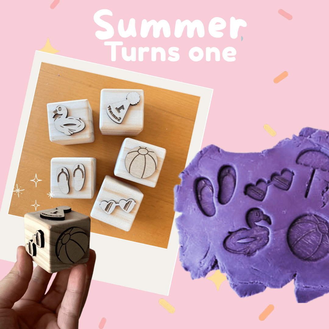 Toddler Play Dough Stamps – Custom Party Favours - from Open Hand Learning - Busy Bag Toddler Activity