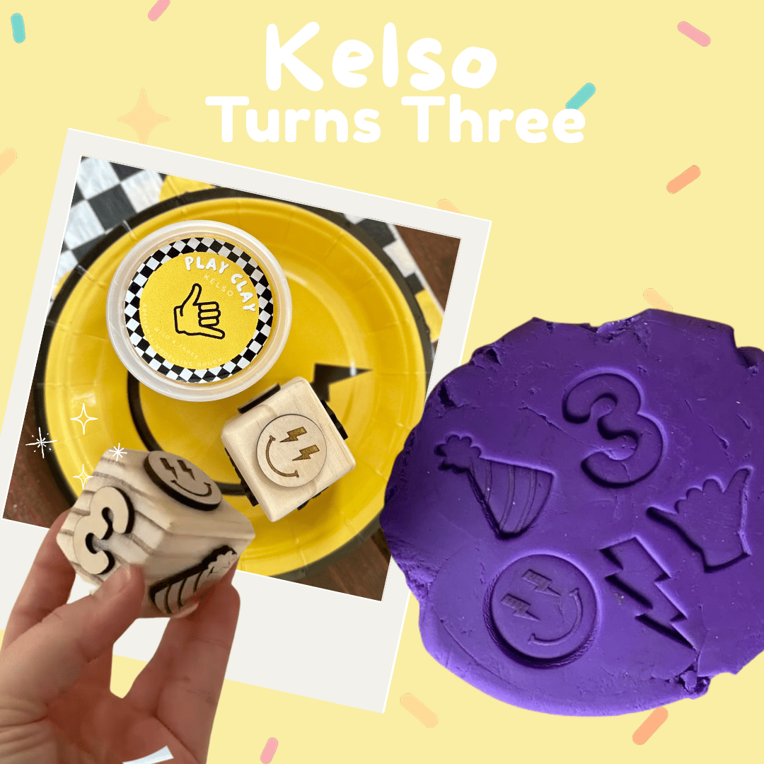 Toddler Play Dough Stamps – Custom Party Favours - from Open Hand Learning - Busy Bag Toddler Activity