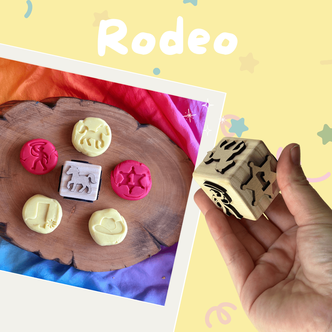 Toddler Play Dough Stamps – Custom Party Favours - from Open Hand Learning - Busy Bag Toddler Activity