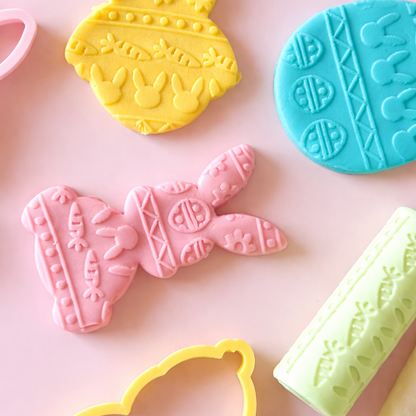 Easter Eco Cutter & Roller Set Exclusive Pastel-Coloured