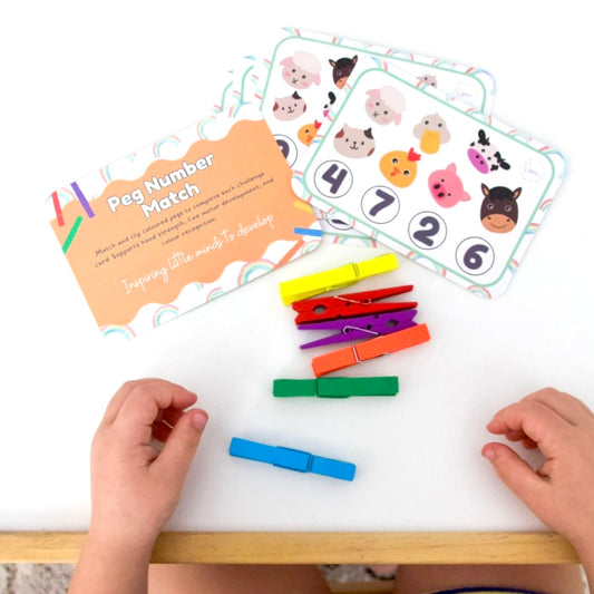 Busy Bag – Peg Number Match