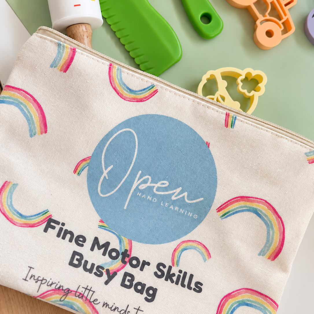 Toddler Fine Motor Busy Bag | Play Dough Activity