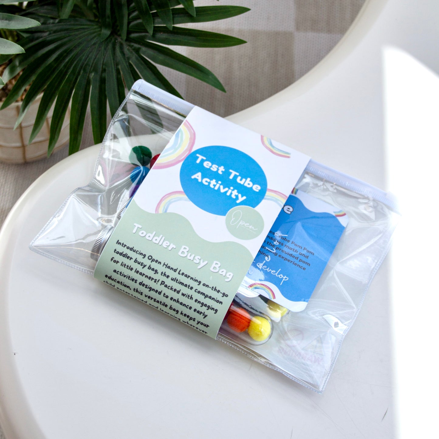 Busy Bag – Test Tube Pom Pom Match