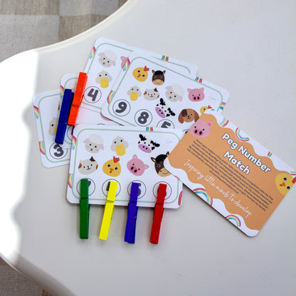 Busy Bag – Peg Number Match