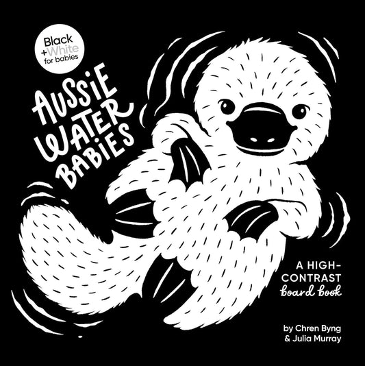 High Contrast Board Book for Babies – Aussie Animal Themes