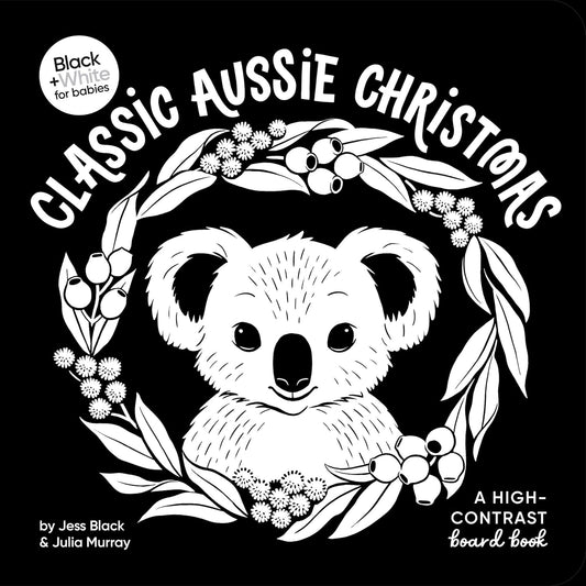 High Contrast Board Book for Babies – Aussie Animal Themes