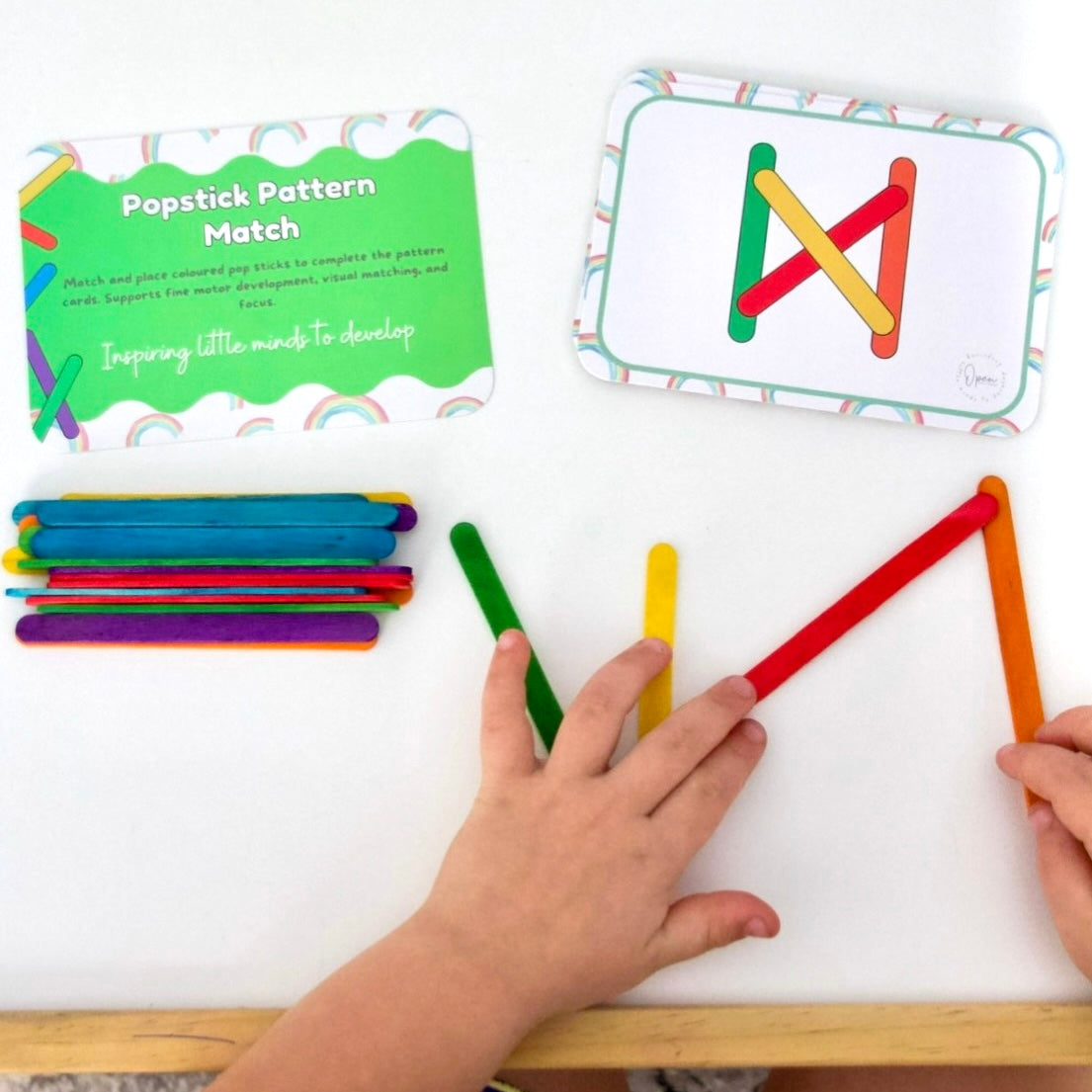 Busy Bag – Pop Stick Pattern Match