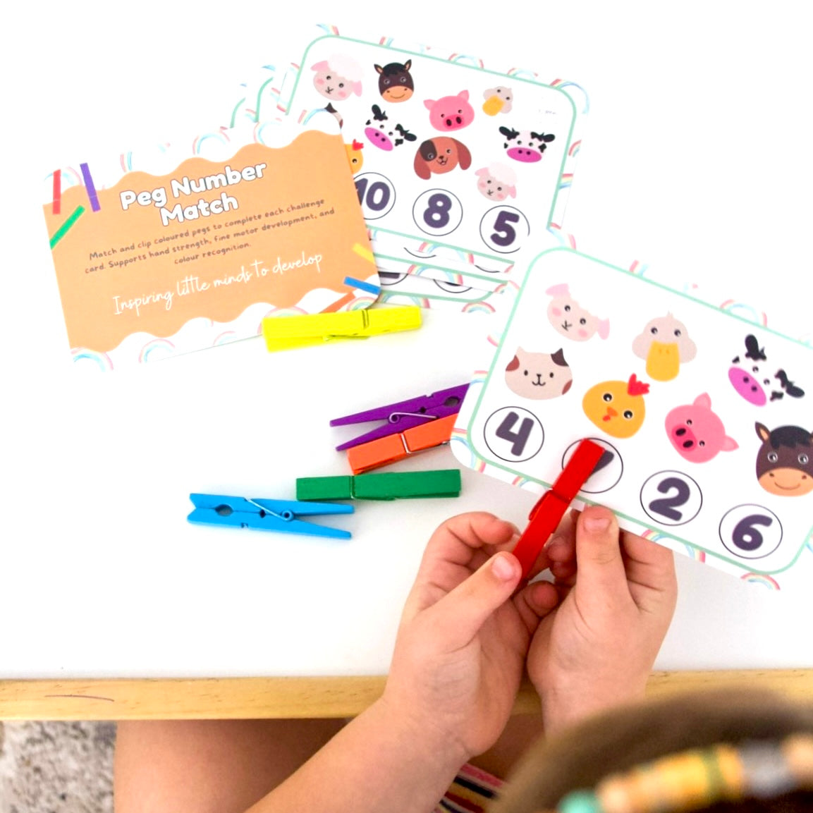 Busy Bag – Peg Number Match