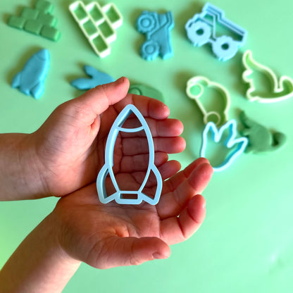Pastel Play Dough Cutters – Boy Set