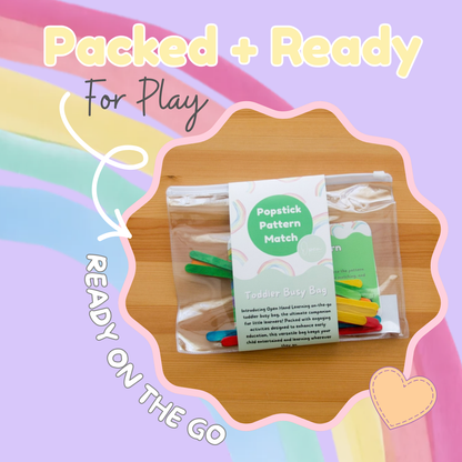 Busy Bag – Pop Stick Pattern Match