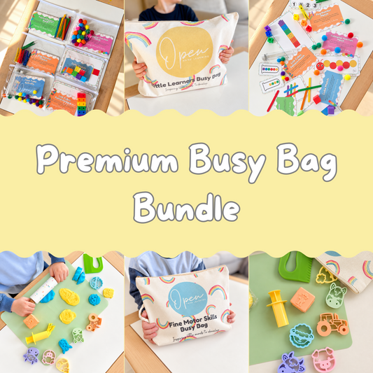 Premium Busy Bag Bundle Little Learner + Toddler Fine Motor | Christmas Pre-Order