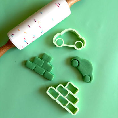 Pastel Play Dough Cutters – Boy Set