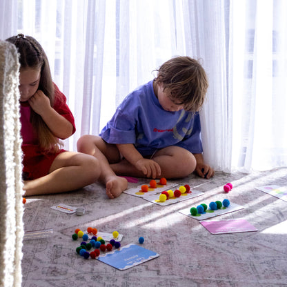 Busy Bag – Caterpillar Pom Pom Match