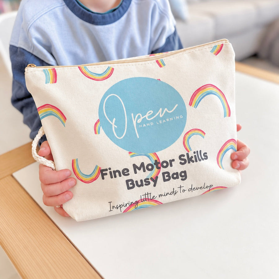 Toddler Fine Motor Busy Bag | Play Dough Activity