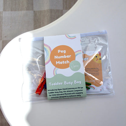 Busy Bag – Peg Number Match