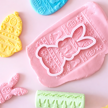 Easter Eco Cutter & Roller Set Exclusive Pastel-Coloured