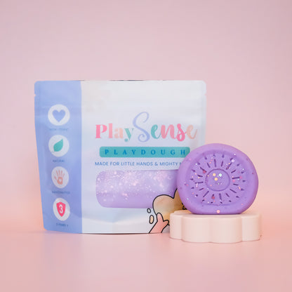 Play Sense 200g Play Dough with Glitter