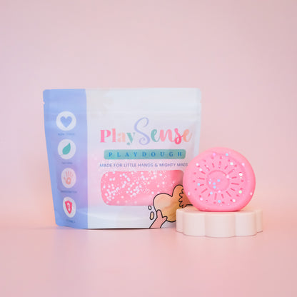Play Sense 200g Play Dough with Glitter