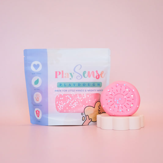 Play Sense 200g Play Dough with Glitter