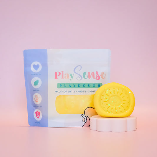 Play Sense 200g Play Dough with Glitter