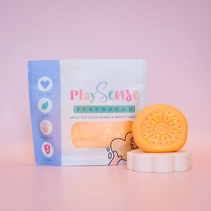 Play Sense 200g Play Dough with Glitter