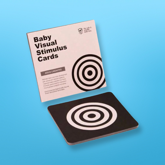 Black & White Contrast Cards – Montessori Baby Visual Set (16 pcs)