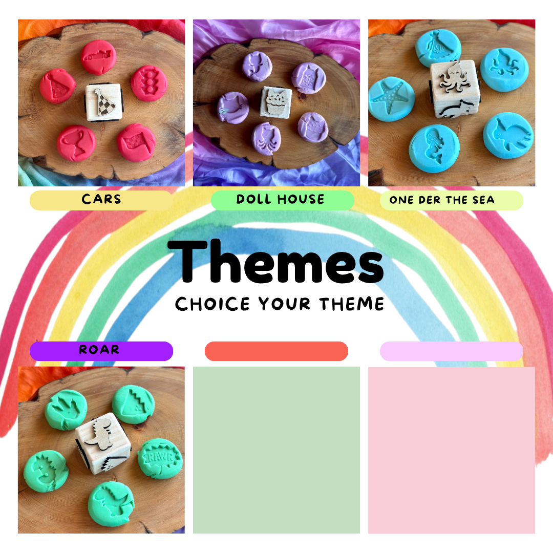 Toddler Play Dough Stamp – Choose Your Theme