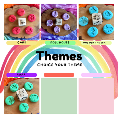 Toddler Play Dough Stamp – Choose Your Theme