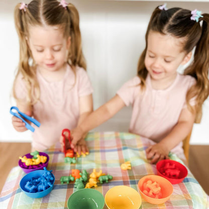 Counting & Colour Matching Game - from Open Hand Learning - Busy Bag Toddler Activity