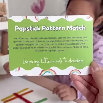 Busy Bag – Pop Stick Pattern Match
