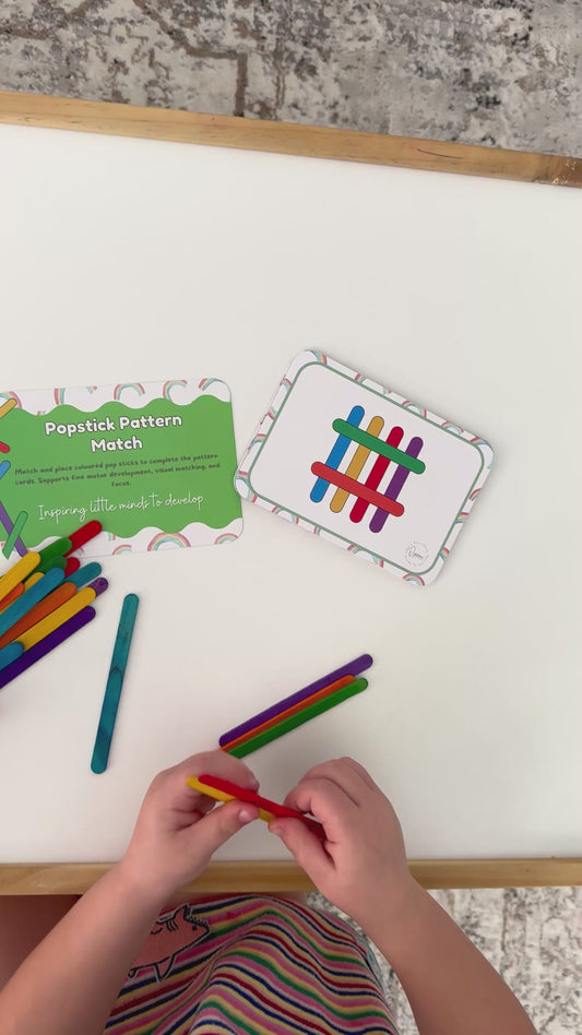 Busy Bag – Pop Stick Pattern Match