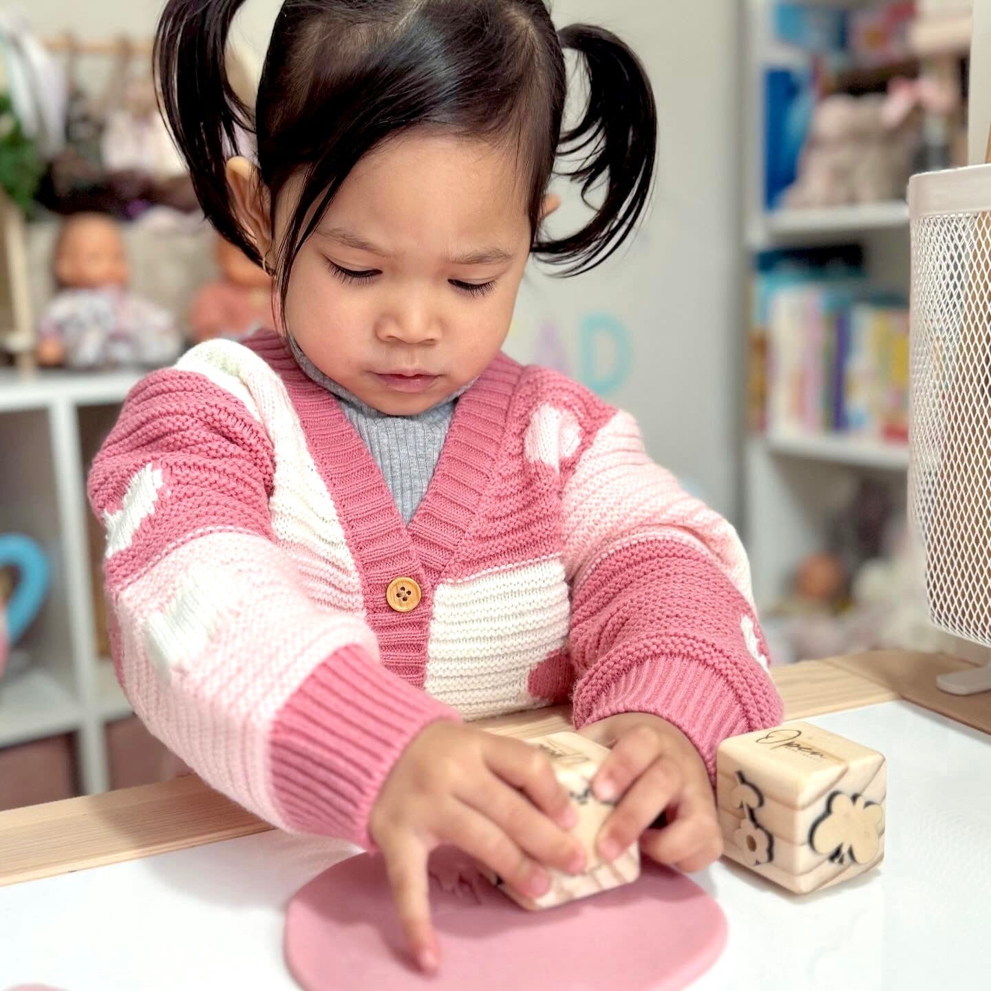 Toddler Play Dough Stamp – Choose Your Theme - from Open Hand Learning - Busy Bag Toddler Activity
