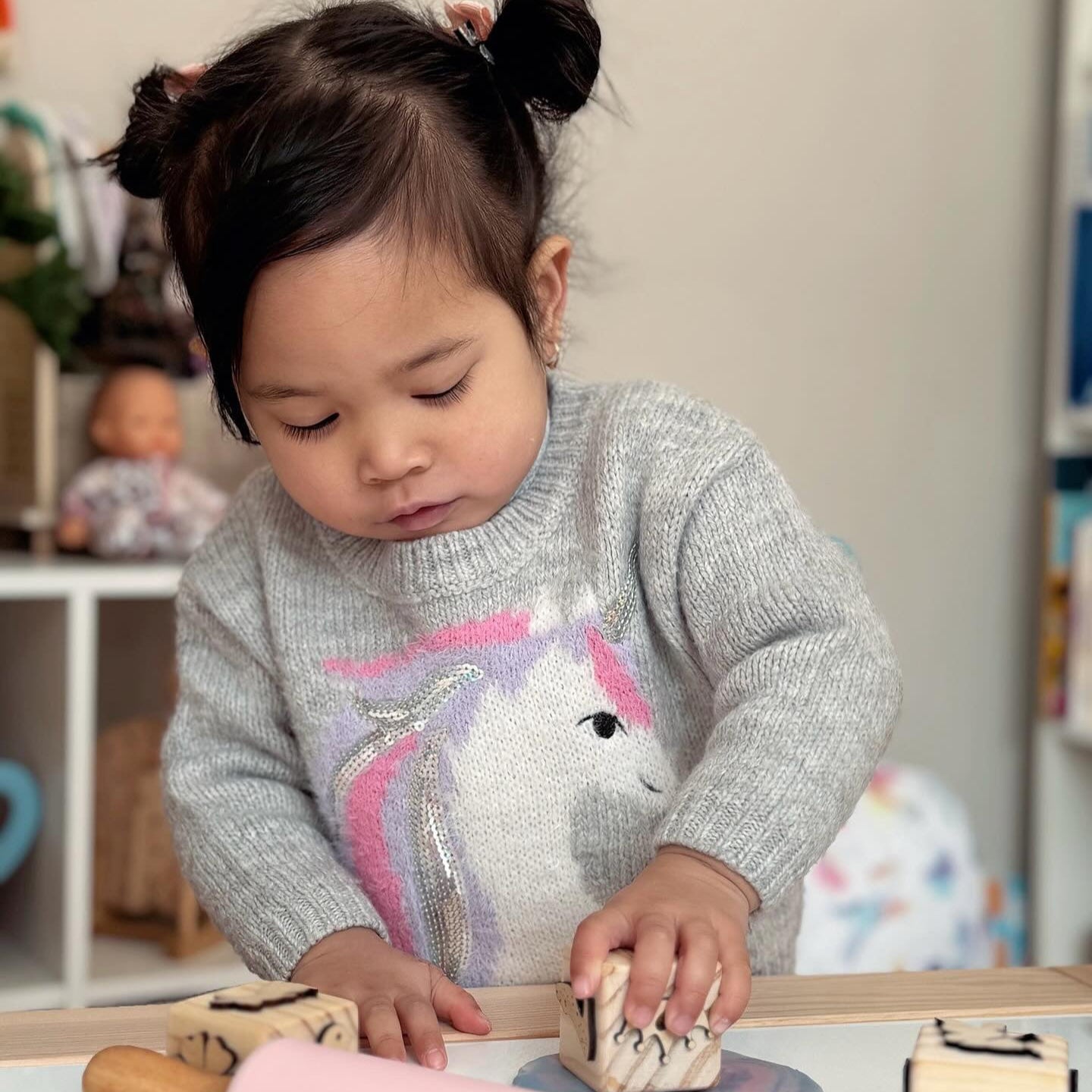 Toddler Play Dough Stamp – Choose Your Theme - from Open Hand Learning - Busy Bag Toddler Activity