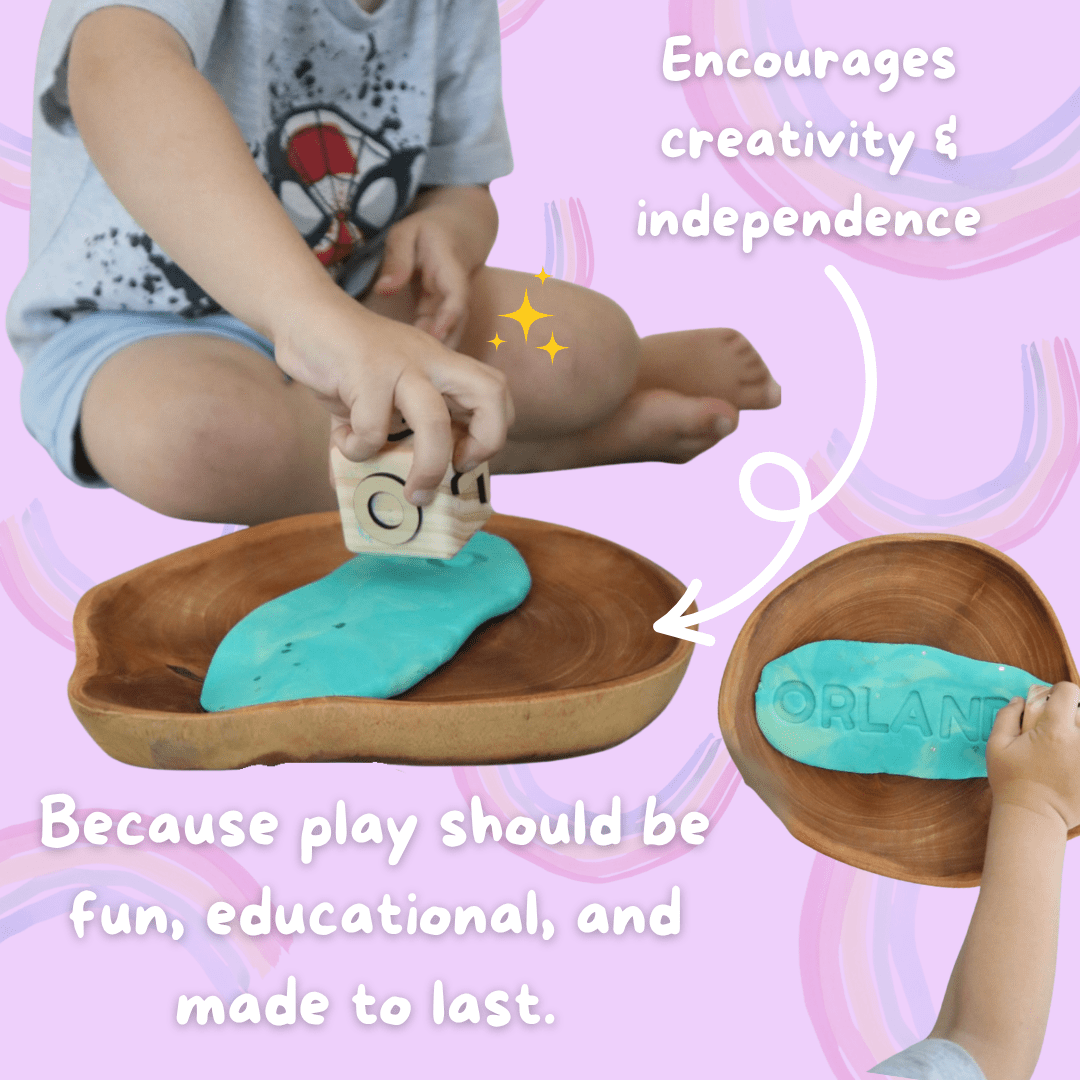 Toddler Play Dough Stamp – Choose Your Theme - from Open Hand Learning - Busy Bag Toddler Activity